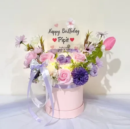 Bloom Box Akrilik Ucapan Ulang Tahun Pasar Rebo